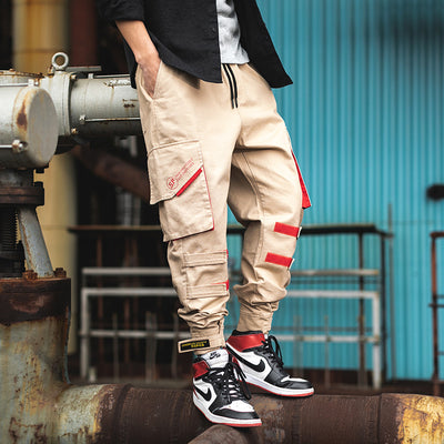 Pantalones deportivos con bolsillos múltiples para hombre - Image 40
