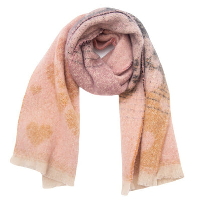 Cuello Térmico Jacquard con Diseño de Amor - Bufanda Versátil Europea - Image 8