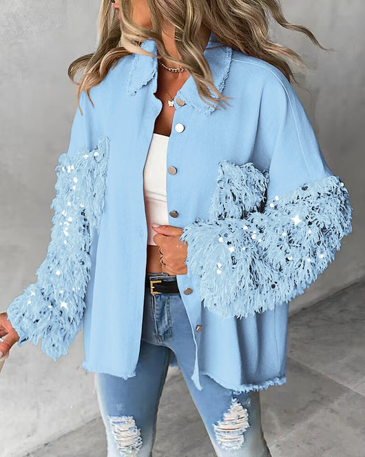 Blusa de Hombros Descubiertos con Patrón Serpentina para Mujer - Image 23