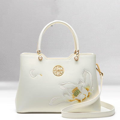 Bolso de Hombro Elegante Estilo Cheongsam Premium