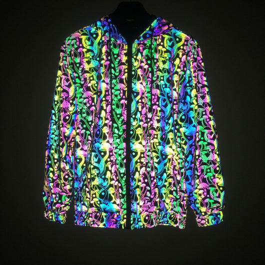 Chaqueta Cortaviento Reflectante Symphony Luminous con Capucha - Image 5