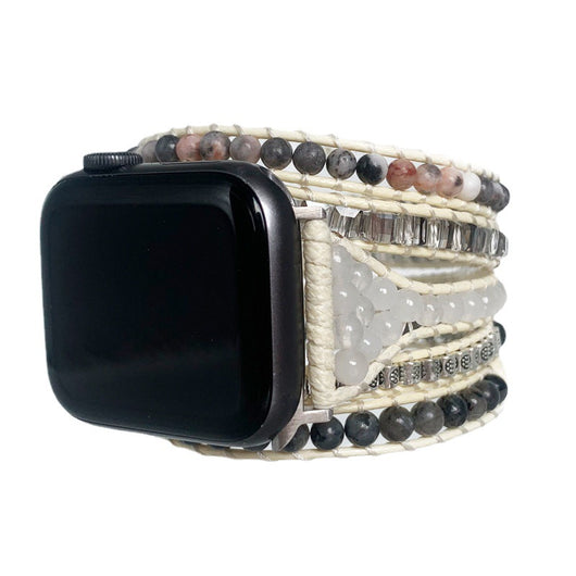 Pulsera de Piedras Naturales Multicapa Tejida - Image 5