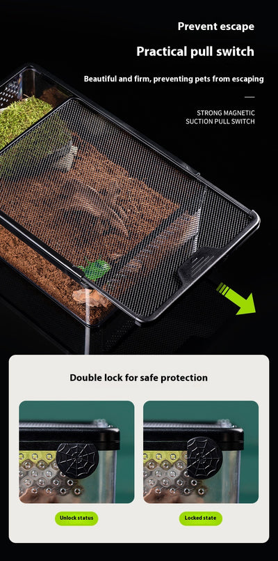 Jaula Cilíndrica Antiescapes para Tortugas, Hámsters y Serpientes - Comedero Automático - Image 11