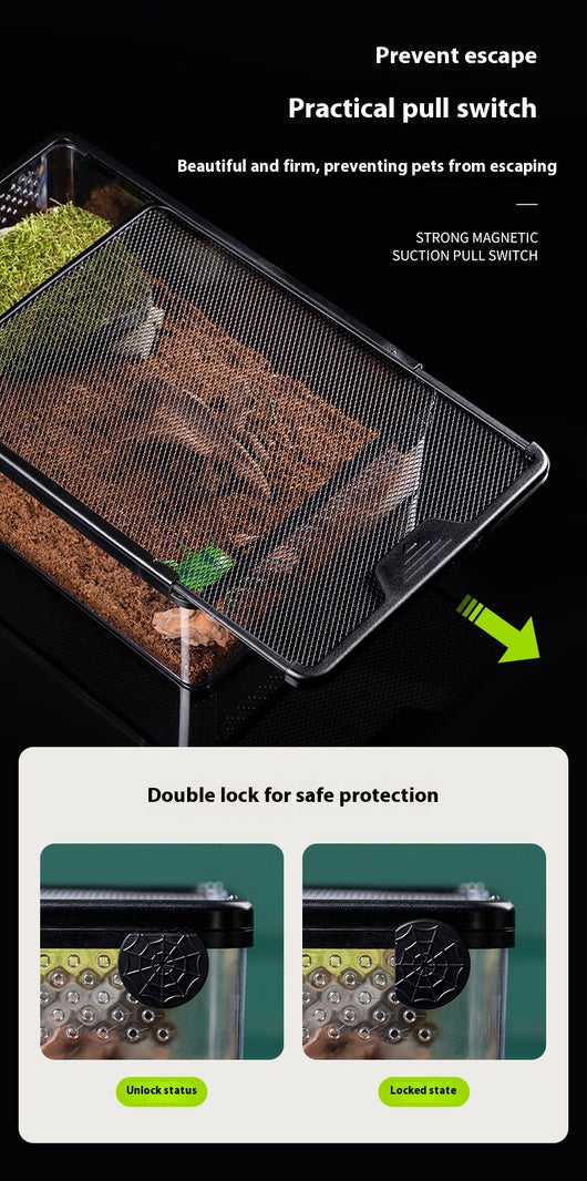 Jaula Cilíndrica Antiescapes para Tortugas, Hámsters y Serpientes - Comedero Automático - Image 11