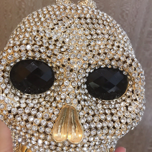 Organizador de Cena con Diseño de Calavera de Diamante para Mujer - Image 18