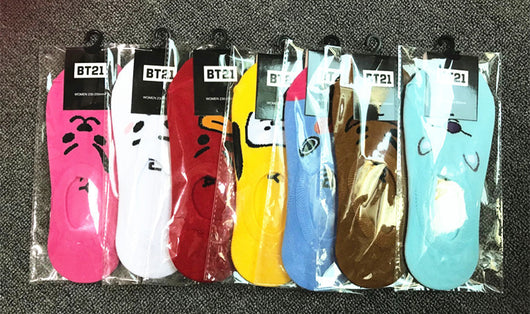 Calcetines Invisibles de Caricatura - Algodón Transpirable Unisex - Image 6