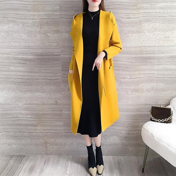 Cardigan Sudadera Holgada con Capucha para Mujer
