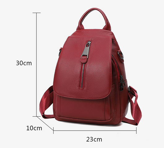 Mochila Antirrobo para Mujer de Cuero con Múltiples Compartimentos - Image 15