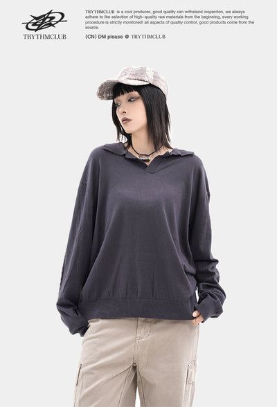 Polo Boutique de Manga Larga con Solapa para Hombre y Mujer - Otoño e Invierno - Image 11