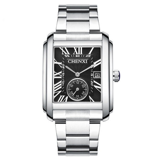 Reloj de Hombre Acero Inoxidable Cuadrado Resistente al Agua con Pulsera Personalizable - Image 4