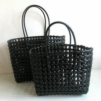 Bolsa Tejida Abierta de Fibra Natural - Cartera Basket Elegante - Image 24