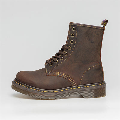 Botas Vintage de Cuero Crazy Horse para Mujer con Costura Goodyear - Image 6
