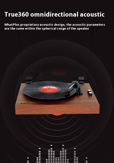 Tocadiscos Retro Bluetooth con Fonocaptor Piezoeléctrico - Image 9