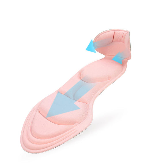 Plantilla de Talón 4D con Espuma Amortiguadora