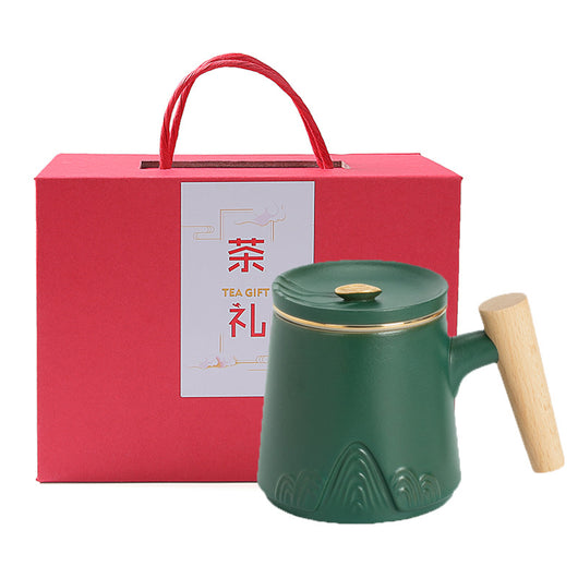 Taza Cerámica Zhoushan con Filtro Separador y Tapa - Image 11
