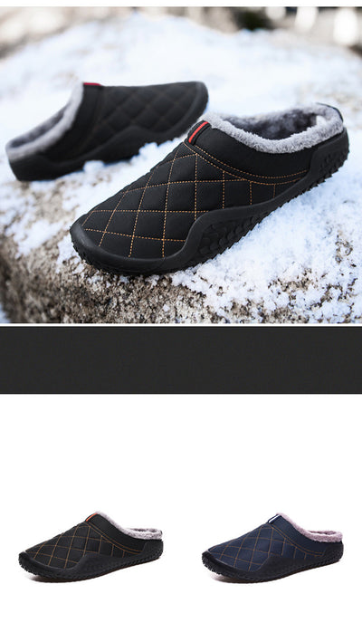 Pantuflas Térmicas de Algodón para Hombre con Suela Gruesa - Image 4