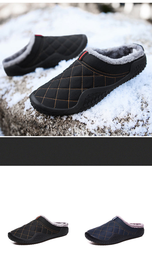 Pantuflas Térmicas de Algodón para Hombre con Suela Gruesa - Image 4
