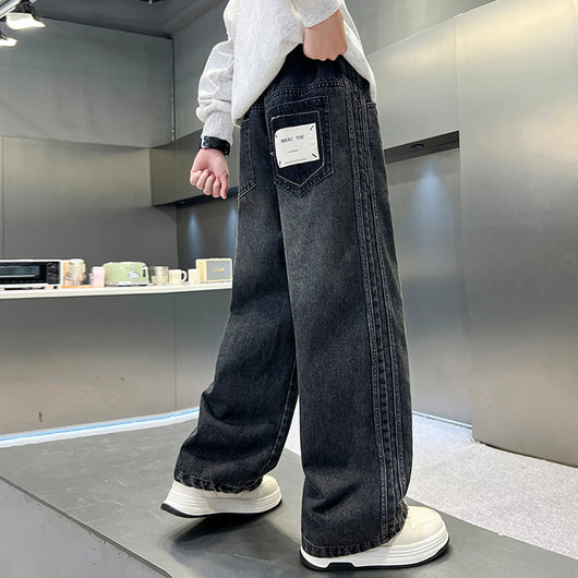 Pantalones Gruesos y Cálidos Estilo Coreano para Niños - Image 2