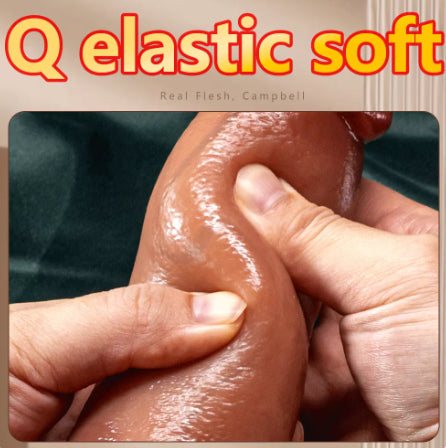 Dildo de Silicona Líquida Ultra Suave con Movimiento de Empuje Realista - Image 5