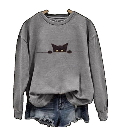 Blusa Suelta de Manga Larga con Diseño Estampado - Image 10