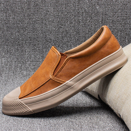 Zapatos Casuales de Cuero y Goma para Hombre