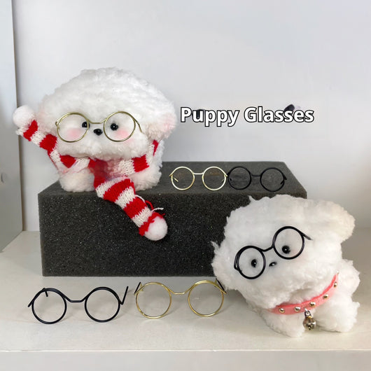 Lentes Miniatura con Varilla Twist y Muñeca Cachorro