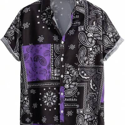Camisa Hawaiana Casual con Estampado Creativo para Hombre - Image 8