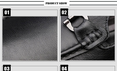 Mocasines de Cuero Genuino para Hombre - Zapatos Casuales de Diseño - Image 11