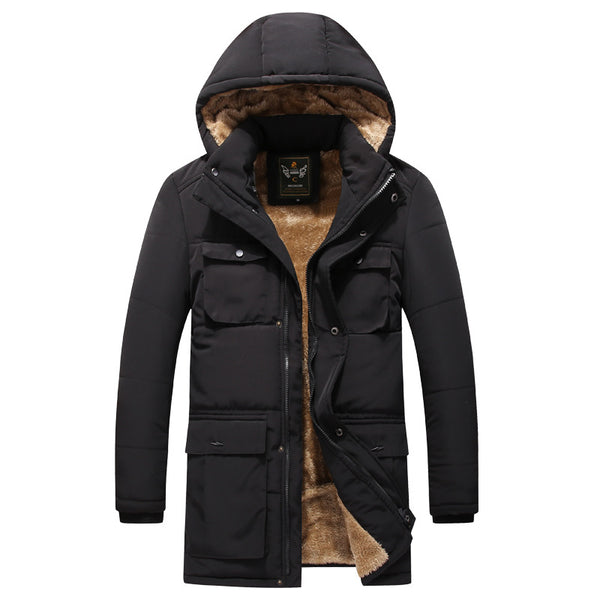 Chaqueta Acolchada con Capucha para Hombre