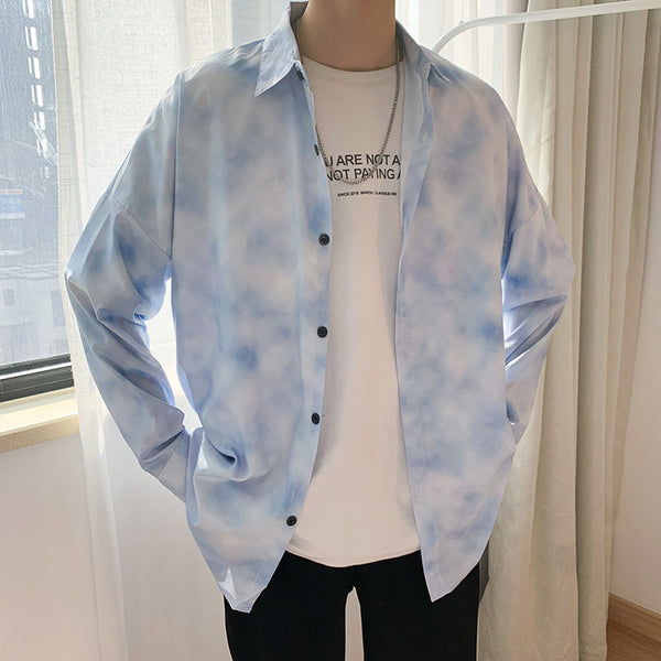 Abrigo Suelto Estilo Japonés Minimalista para Hombre