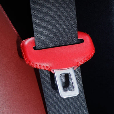 Funda Protectora de Cinturón de Seguridad en Cuero - Cierre de Bayoneta Acolchado