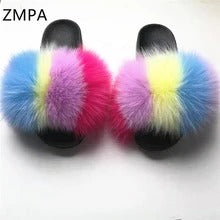 Pantuflas de Piel de Zorro - Chanclas de Lujo - Image 7