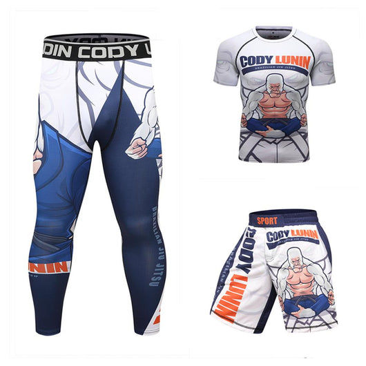 Traje de Entrenamiento Jiu-Jitsu con Compresión Elástica Resistente - Image 10