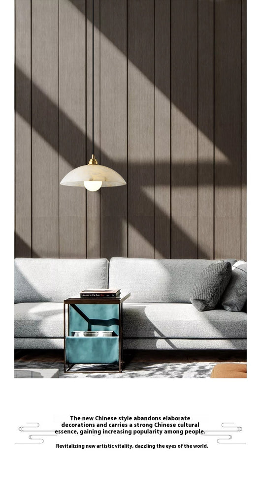 Lámpara de Techo de Mármol Italiano - Diseño Luxury de 3 Luces para Bar y Comedor - Image 6