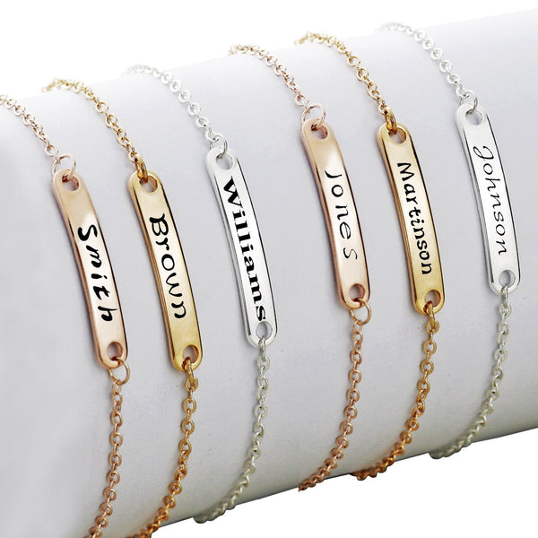 Pulsera Personalizada con Grabado de Nombre