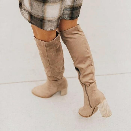 Botas Retro con Tacón Ancho - Image 4