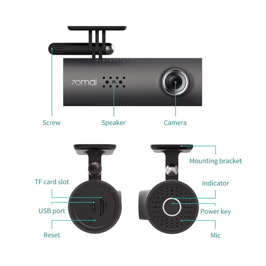 Cámara DVR para Auto WiFi 1080P Full HD con Visión Nocturna y Sensor G - Image 5