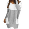 Blusa Suelta de Cuello en V y Manga Larga para Mujer