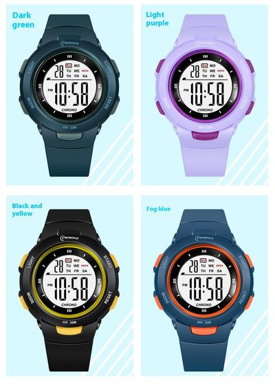 Reloj Electrónico Estudiantil con Correa Luminosa Impermeable y Hebilla de Moda - Image 17