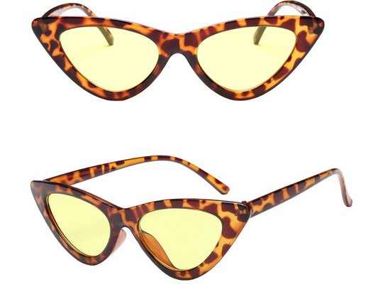 Gafas de Sol Estilo Ojo de Gato Triangular - Diseño Europeo para Parejas - Image 5