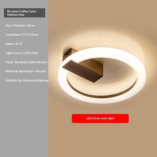Lámpara de Techo LED Minimalista Nórdica para Recibidor y Entrada - Image 16