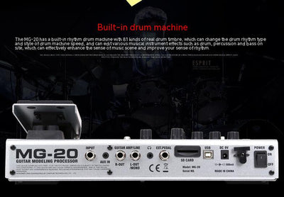Procesador de Efectos para Guitarra Eléctrica MG-20 - Image 10