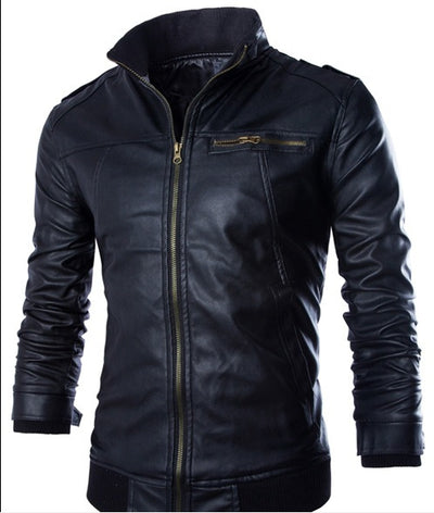 Chaqueta de Cuero Premium para Hombre - Otoño e Invierno - Image 4
