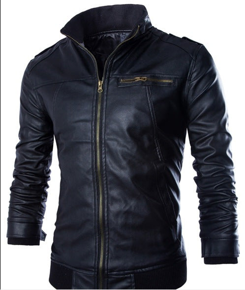 Chaqueta de Cuero Premium para Hombre - Otoño e Invierno - Image 4