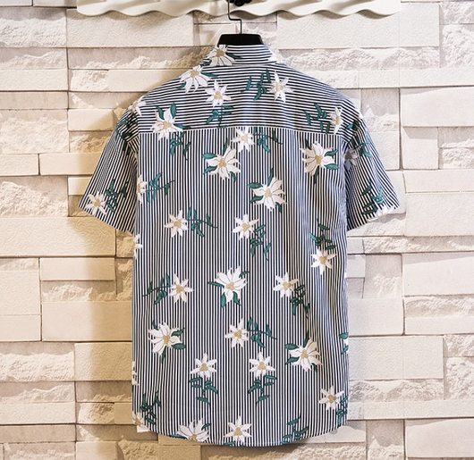 Camisa Casual Floral para Hombre - Image 14