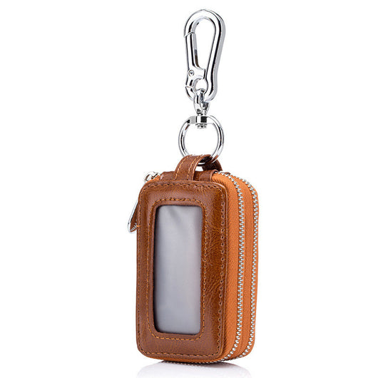 Estuche para Llaves de Cuero Genuino con Doble Cierre - Image 6