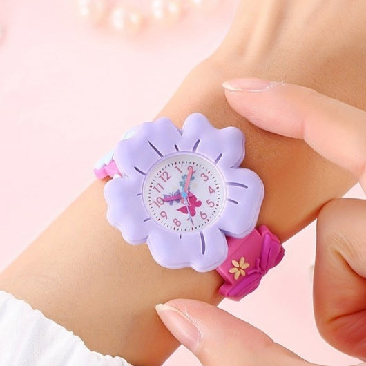 Reloj Infantil Flores Coloridas - Diseño Cute para Niñas Estudiantes - Image 10