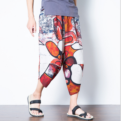 Pantalones Anchos Estilo Tailandés con Elefante - Diseño Retro Nepalí - Image 16