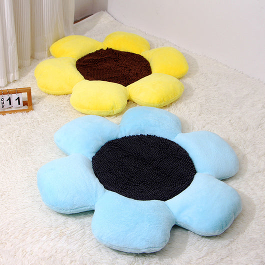 Nido Redondo Floral para Gatos - Cama Térmica Acogedora Todo Clima - Image 3