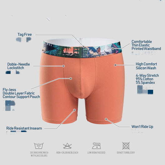 Bóxers de Algodón Multicolor con Estampado Infantil para Hombre - Image 11